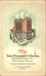 The Poinsett Hotel Greenville, SC Postcard Postcard