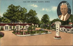 Pines Camp Cottages Valdosta, GA Postcard Postcard