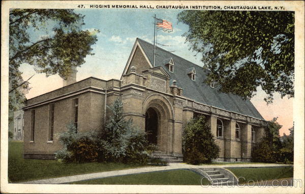 Higgins Memorial Hall at Chautauqua Institution New York