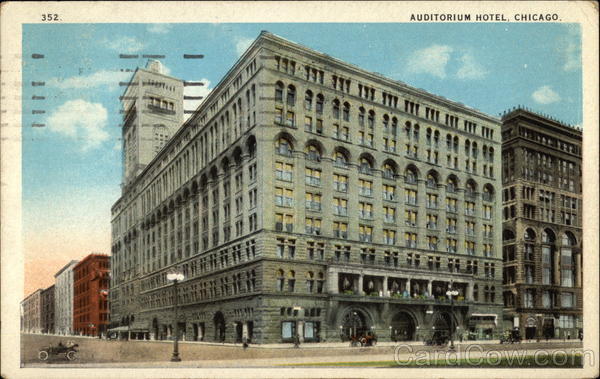 Auditorium Hotel Chicago Illinois