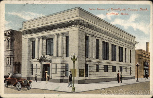 New Home of Kandipohl County Bank Willmar Minnesota