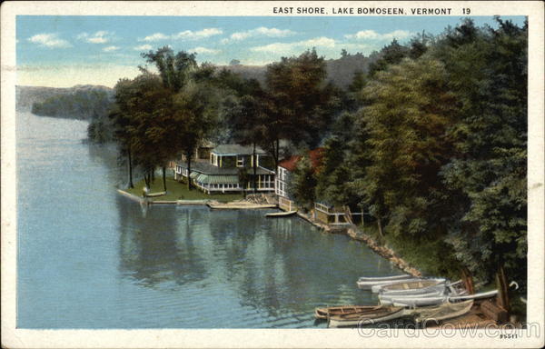 East Shore, Lake BOmoseen Vermont
