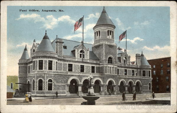 Street View of US Post Office Augusta Maine
