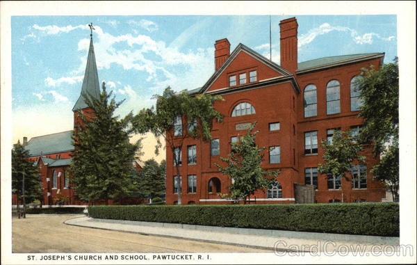 St. Joseph's Church and School Pawtucket Rhode Island
