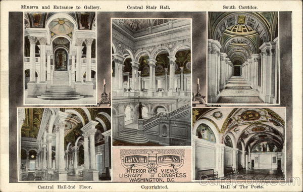 Library of Congress - Interior Views Washington District of Columbia