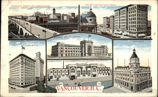 Greetings from Vancouver BC Canada British Columbia