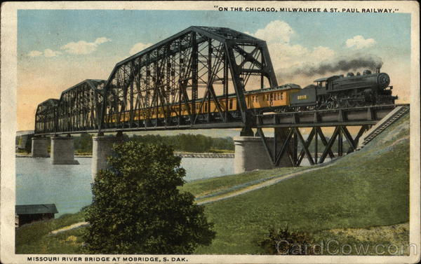 Missouri River Bridge Mobridge South Dakota