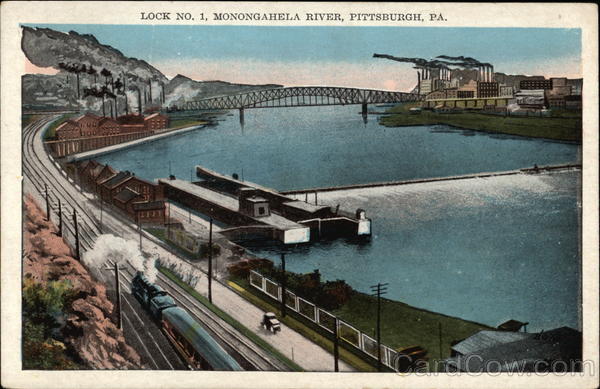 Lock No. 1 on the Monongahela River Pittsburgh Pennsylvania