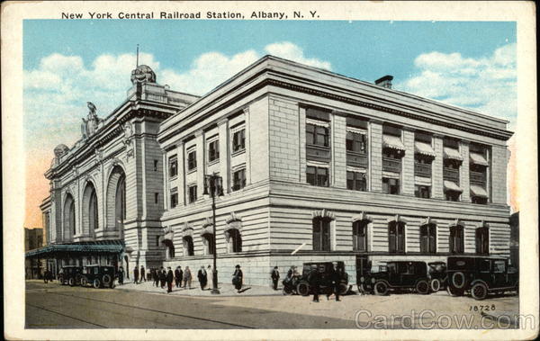 New York Central Railroad Station Albany