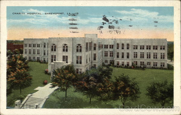 Bird's Eye View of Charity Hospital Shreveport Louisiana