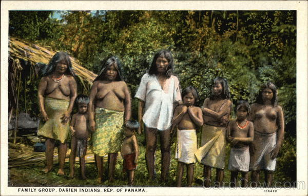 Family Group, Darien Indians Panama