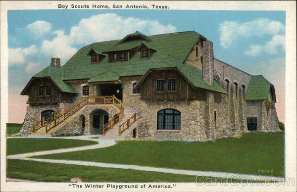 Boy Scouts Home in The Winter Playground of America San Antonio Texas