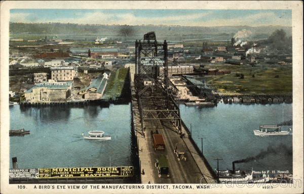 A Bird's Eye View of the Manufacturing District Tacoma Washington