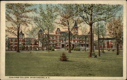 Converse College and Grounds Postcard