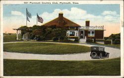 Plymouth Country Club and Grounds Massachusetts Postcard Postcard