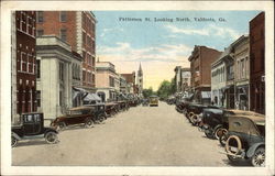 Patterson Street, Looking North Valdosta, GA Postcard Postcard