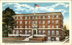 Hotel Weyanoke Farmville, VA Postcard Postcard