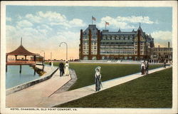 Hotel Chamberlin Old Point Comfort, VA Postcard Postcard