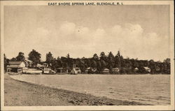 East Shore Spring Lake Postcard