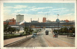 View from Francis Street Postcard