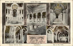 Library of Congress - Interior Views Postcard