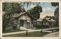 Glimpse of the Bungalows Postcard