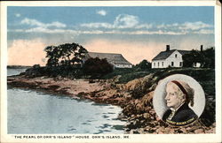 "The Pearl of Orr's Island" House Postcard