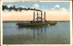 SS Scotia - Crossing Straits of Canso Postcard