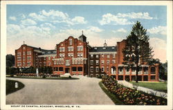 Mount De Chantal Academy and Grounds Wheeling, WV Postcard Postcard