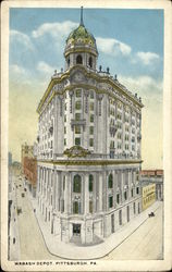 Wabash Depot Postcard