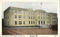 New County Court House Malone, NY Postcard Postcard