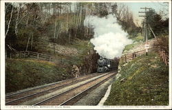 State Line Tunnel, Berkshire Hills Postcard