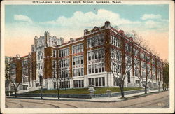 Lewis and Clark High School Postcard