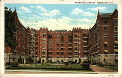 Street View of Morewood Gardens Postcard