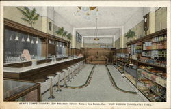 Kemp's Confectionery, 209 Broadway - "Our Mission Chocolates Excel" Postcard