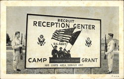 Recruit Reception Center Postcard