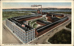 Plant of La Crosse Rubber Mills Company Wisconsin Postcard Postcard