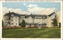 Normal School, Asheville Normal and Associated Schools Postcard