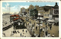Boardwalk from Central Pier Postcard