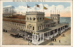 Million Dollar Pier Postcard