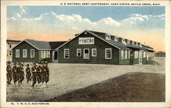 US National Army Cantonment, Camp Custer - YMCA Auditorium Postcard