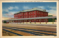 Atlantic Coast Line Depot Postcard