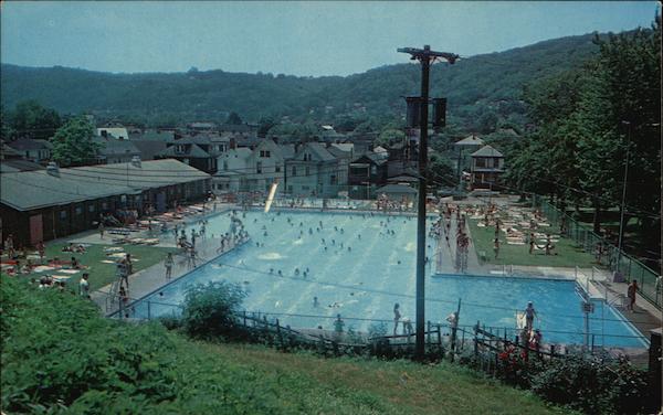 L-Shaped Olympic Sized Pool Martins Ferry, OH