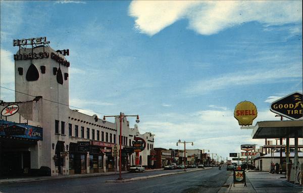 Street Scene, Highway 70-80 Lordsburg New Mexico