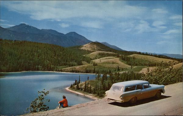 On the Carcorss Whitehorse Road, Yukon Territory Anchorage Alaska