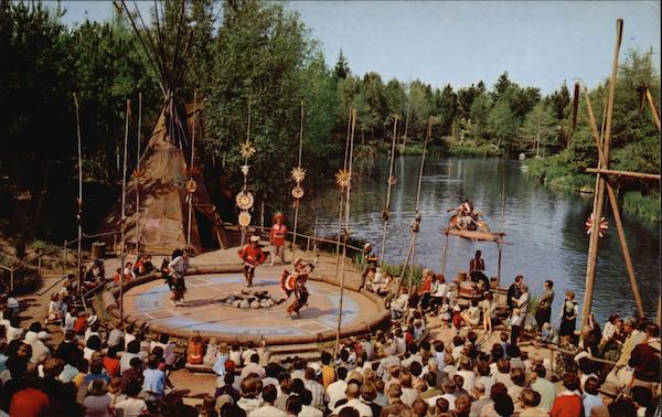 Frontierland Indian Village Anaheim California Disney