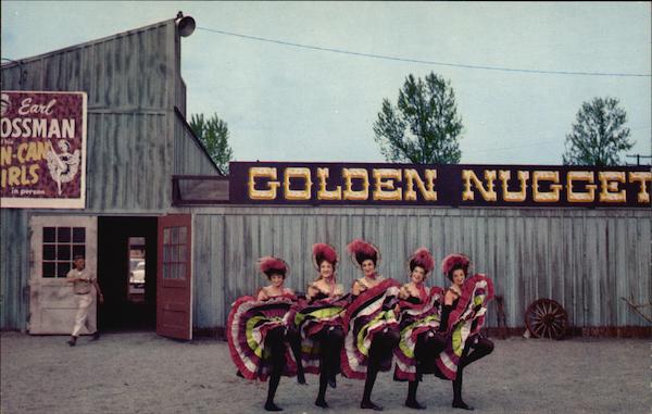 The Can Can Girls at Frontier Village Oregon Exposition