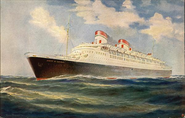 Italian LIne - Conte d Savoia Cruise Ships