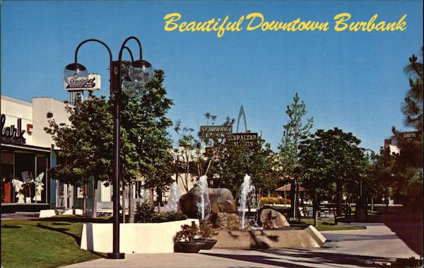 Downtown Mall Burbank California Mike Roberts