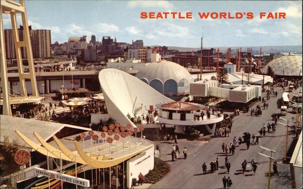 View of Industrial Exhibits Mike Roberts 1962 Seattle World's Fair